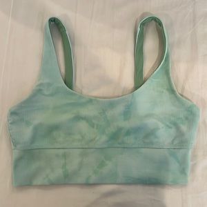 Beach riot tie dye sports bra